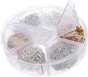 COHEALI DIY Jewelry Making Kit 750pcs Eyelet Screw Jewelry Eyelet DIY Finding for Necklace Bracelet Earrings