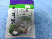 NEW - SELECTA SL53415-6-BG RED INDICATOR LIGHT 125V NEON 25000 HRS 1/2" OD