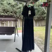 mac duggal dress 10 Midnight Brand New With Tags