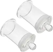 CHILDWEET 2pcs Experiment Supplies Glass Glass Specimen Bottle Borosilicate Bottle Borosilicate Glass Vial