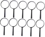 KOCKSHION 18Pcs Handheld Magnifying Glass Durable Educational Magnifier for Elderly for Nature Exploration Reading School Experiments and Outdoor Activities