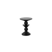 Black Round End Table/Side Table/Sofa Table