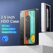 2.5'' HDD Enclosure SATA To USB3.0 External Hard Drive Case 5Gbps/6Gbps HDD Case
