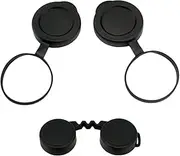 SHOWERORO Objective Lens Caps 1 Set Eyepiece Cover Objective Lens Cap Replacement Eyepiece Cover Protective Objective Lens Caps Objective Lens Caps for Binoculars Telescope