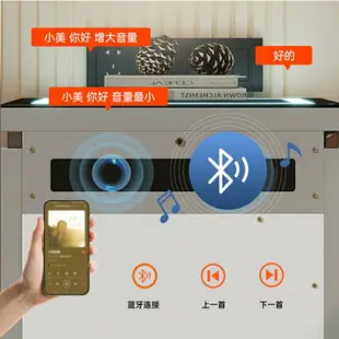2024新款虎牌床頭柜保險柜一體柜家用智能抽屜式保險箱藍牙音響指紋密碼無線充電WIFI遠程智控防盜