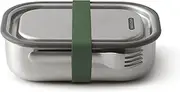 Black and Blum Stainless Steel Olive Large 1ltr Lunch Box