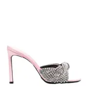 High-heeled Muller shoes 36,39,40 Gray