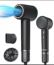 Yinole Hair Dryer Ionic Blow Dryer with Diffuser for Curly Hair, 1500W High