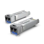 Ubiquiti UniFi 2-Pack,10 Gbps Single-Mode Optical Module, Single-mode, Duplex, Fiber Transceiver, Duplex LC Connect, Up to 10km, 2Yr Warr