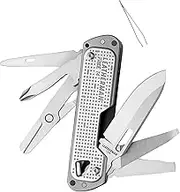 Leatherman FREE T4 - Camping and everyday DIY multi-tool made in The USA with 12 built-in tools, locking features, screwdrivers and a bottle opener