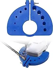 Drill Bit Sharpener, Multi-Purpose Drill Bit Grinding Attachment with 10 Notches Precision Angle Grinder for All Bits (Blue)