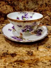 Melba Bone China Cup & Sauser Set Vintage