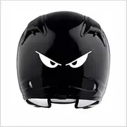 Evil Eyes No Fear Motorcycle Biker Helmet Reflective Decal Sticker M2 5 1/2" X 1 1/2" (Reflective White)