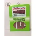 Metcalfe PO244 00/H0 Scale Retaining Wall in Red Brick - OO Gauge