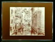 1962 LISTED ROMANIAN WLADIMIR SIEGFRIED Sd ORIG CONTE VENICE CANAL SCENE
