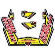 Pro Circuit T-4S Sticker Kit Replacement Muffler Stickers DC09T4S