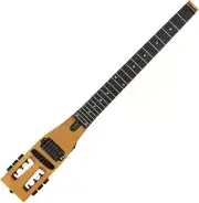 Electric Guitar Practice Portable Travel 82CM 1.6KG Brown Matte 25.5" Full Scale