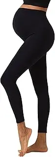 [NOTHING FITS BUT] Classic Seamless Maternity Leggings for Women, Abdominal Support Pants, Everyday Maternity Pants, Wear