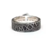 New DAVID YURMAN Men's 8mm Shipwreck Band Ring in Sterling Silver 10