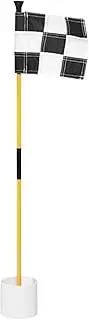 Golf Putting Green Flag and Hole Cup Golf Flag Poles Gifts Practical Flag Stick Putting for Yard Lawn Men