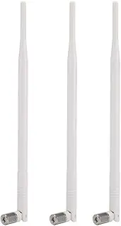 Dual Band WiFi Antenna, 3PCS 12DBI High Gain Antenna 2.4/5.8GHZ Dual-Band WiFi Antenna 295mm SAM Inner Hole Wireless Network Card, Suitable for Wireless LAN and WiFi Router Adapter