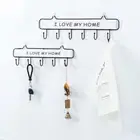 Laundry Shelf Accessories Home Wall Hooks Key Holder Decorative Hooks Hanger