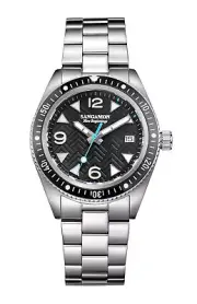 Lewis and Clark Automatic Mens Diver Watches - Grand Expedition Black 42mm