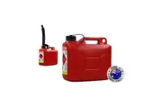 5L Fuel Can & Flexible Pourer Petrol Kerosene Diesel Jerry Can Container Red