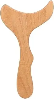 AIMALL Beech Wood Gua Sha Massage Tool, 11.81 Inch Meridian Dredging Gua Sha Board, Muscle Relaxation Stick, Full Body Wooden Massager