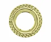 1 - GOLD DOUBLE TWISTED B.B CUP FOR CRANKS ON BICYCLES CRUISER LOWRIDER