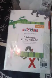 pottery barn standard size pillowcase ERIC CARLE ALPHABET ANIMALS NIP