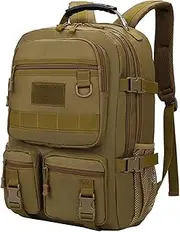 ＫＬＫＣＭＳ Hiking Backpack Travel Backpack for Men Waterproof Bag Large Camping Rucksack Outdoor Daypack for Mountaineering Trekking