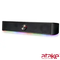 在飛比找momo購物網優惠-【ATake】S20 多媒體立體聲霸喇叭(RGB喇叭/電腦喇