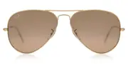 Ray-Ban RB3025 Aviator Gradient 001/3E Men's Sunglasses Gold Size 62