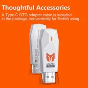 Szyy BIGBIG WON R100 Pro USB Wireless Adapter for Windows Switch PS4/PS5 XBOX Gamepad