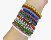 15 pulseras de Ilde benditas Santeria hechas a mano unisex pulsera elástica