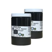 1 Litre Blackboard Paint Chalkboard Paint BLACK Free 12 Pcs of Chalk