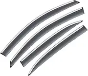 Deflectors Compatible for Volkswagen Tiguan L 2023~2016 2017 2021 2022 Accessories Window Visors Rain Eyebrow Guards Wind Smoke Windscreens