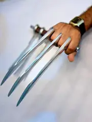 X-Men Logan Wolverine Aluminum Claws (Set of 2) X-Men 25cm Cosplay Claws Gift
