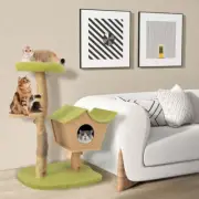 Costway 110CM Cat Tree with Padded Top Perch for Pet