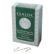 Inge-Glas Ornament Hanger Hooks Silver ORG90004 Made in China