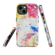 For Apple iPhone 13 Case, Armour Back Cover, Abstract Pattern