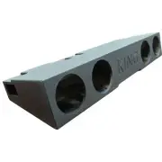 King Boxes 8" Quad Sprayed Ported Box 07-18 Silverado/Sierra Crew Cab AK-G25-48