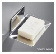 304 STAINLESS STEEL SOAP HOLDER MIRROR CHROME SOAP DISH SCREW FREE