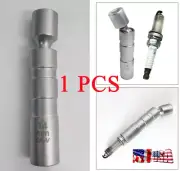1x 96mm Magnetic Thin Wall 3/8''14mm Drive Spark Plug Socket Sleeve Removal Tool (for: Audi)