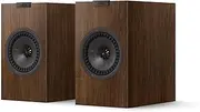 KEF Q1 Meta Bookshelf Speaker (Walnut, Pair)