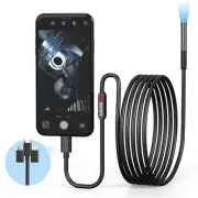 Endoscope Camera with Light, Borescope with 6 LED Lights,Endoscope with 9.8ft...