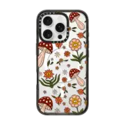iPhone 16 Pro Impact Case MagSafe Compatible Red Mushroom Pattern by Blooming Lau