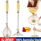 Semi-Automatic Egg Beater Adjustable Small Manual Rotary Egg Whipping Whisk