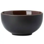 Oneida L6753074951 Rustic Crimson 15 oz Two-Tone Porcelain Dinner Bowl - 4 Doz